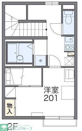 レオパレスアイビーコート8IIの物件間取画像